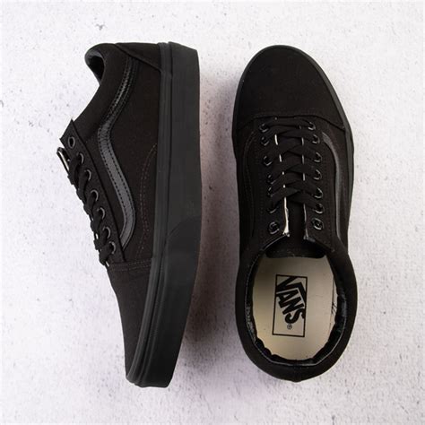 Vans Old Skool Skate Shoe Black Monochrome Journeys