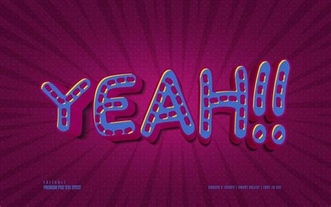 yeah  text effect psd high quality  psd templates