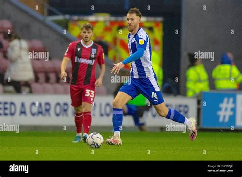 Tom Naylor 4 Of Wigan Athletic In Action Stock Photo Alamy