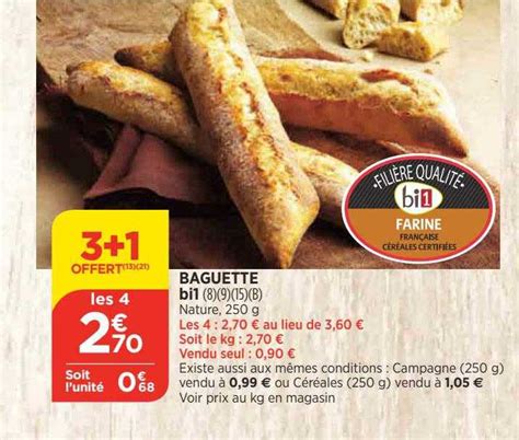 Promo Baguette Bi Chez Atac Icatalogue Fr