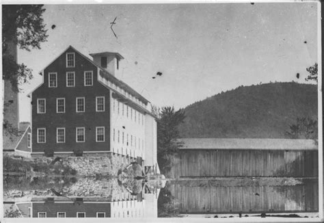 Woolen Mill Saxtons River Vt Rockingham Library Historic