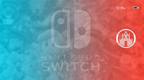 Switch Games Collage OG Neon Blue N Red Lockscreen Themes Themezer