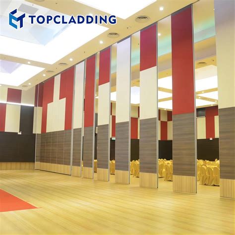 Hotel Banquet Ball Room Mdf Soundproof Movable Sliding Folding Glass