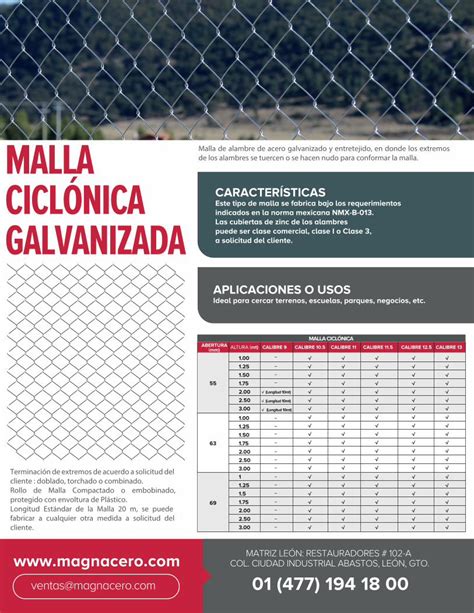 PDF MALLA CICLÓNICA CARACTERÍSTICAS GALVANIZADA PDFSLIDE NET