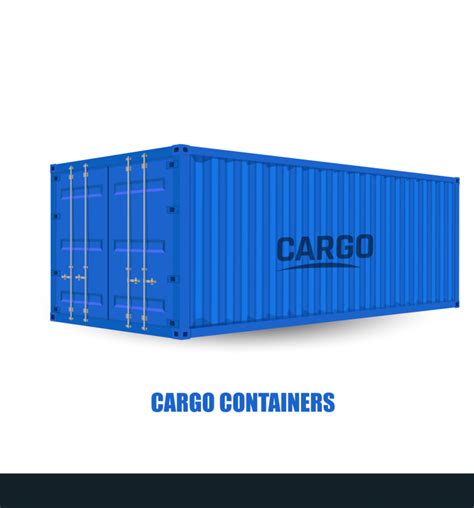 Cargo Container Icon Modern 3d Sketch Vectors Images Graphic Art