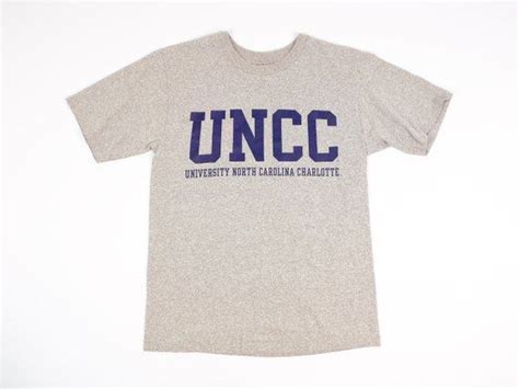 80s Uncc Shirt M Vintage University Of North Carolina Etsy Shirts