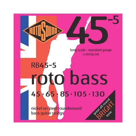 Rot Rb45 5 5弦用 Rotosound（ロトサウンド） エレキベース弦 送料込み！ 代引き不可！ Rot Rb45 5 ベータミュージックyahoo ショップ