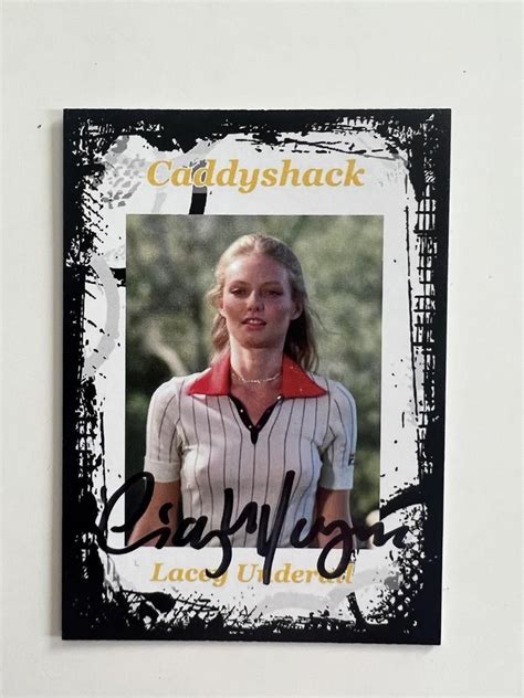 Caddyshack Cindy Morgan signed trading card. | EstateSales.org