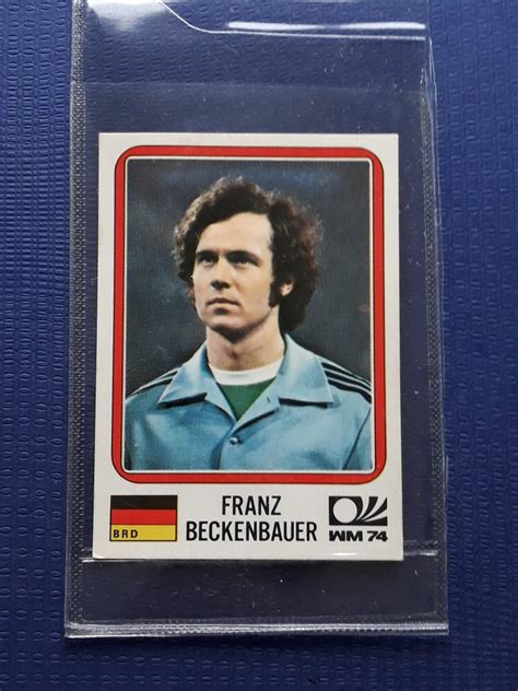 Panini München 74 World Cup Franz Beckenbauer 89 1 Sticker