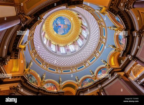 Iowa State Capitol Building Interior Stock Photo - Alamy