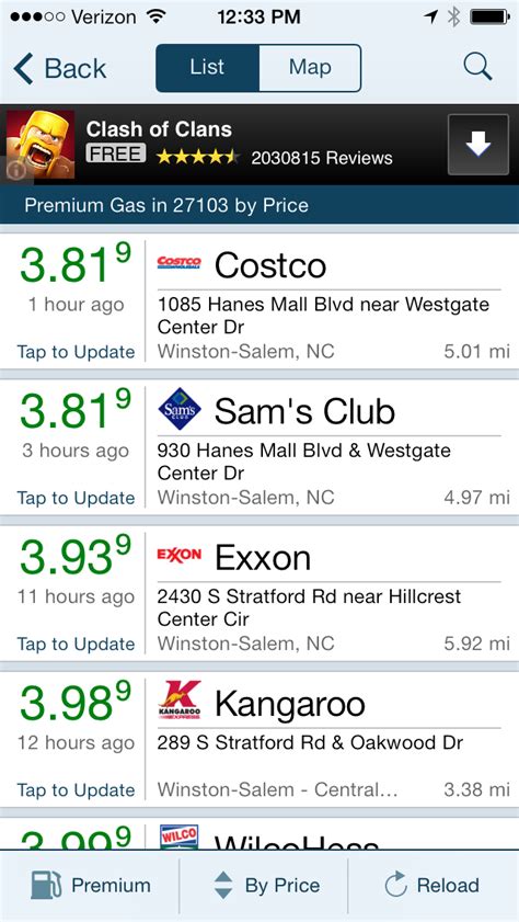 Find the Cheapest Gas Prices Along Your Drive - Guru of Travel