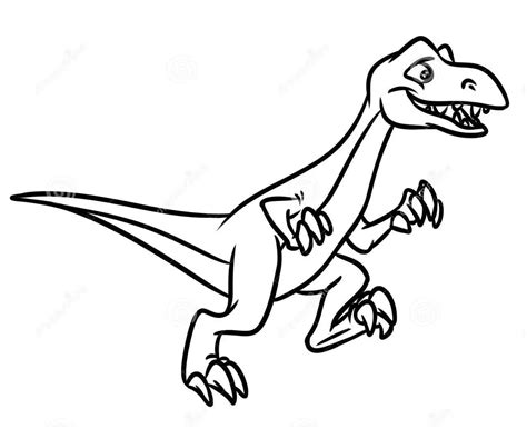 Raptor Dinosaur Jurassic Period Coloring Pages - Coloring Cool