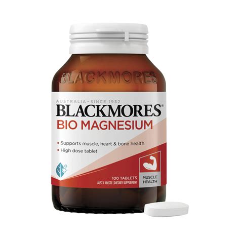 Buy Blackmores Bio Magnesium Muscle Health Tablets Pack Coles