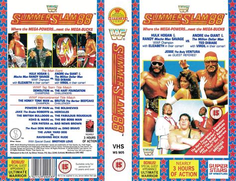 WWF Wrestling On Twitter Silver Vision Presents WWF SummerSlam 88 On