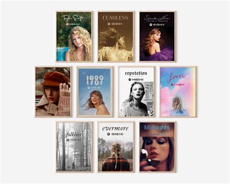 Tay Eras Posters Tay Album Posters Printable Posters Different Sizes