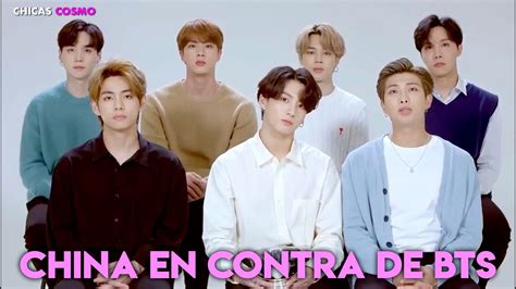 BTS ES CANCELADO EN CHINA Y RECIBE REACCIÓN VIOLENTA POR PARTE DE LOS