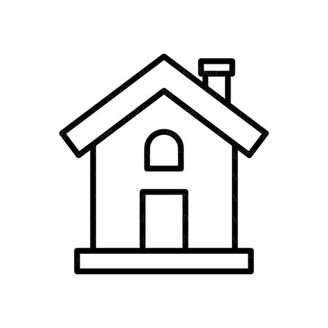 Outline House, Home Page Icon Clip Art Svg - Etsy