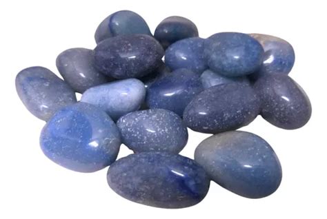 Pedra Natural Quartzo Azul Rolada Semipreciosa Pacote 150g