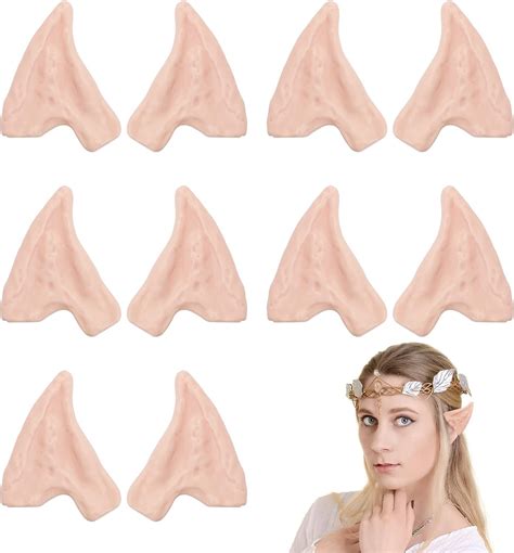 Cobee Cosplay Fairy Pixie Elf Ears 5 Pair Fairy Ears Goblin Ears Dress