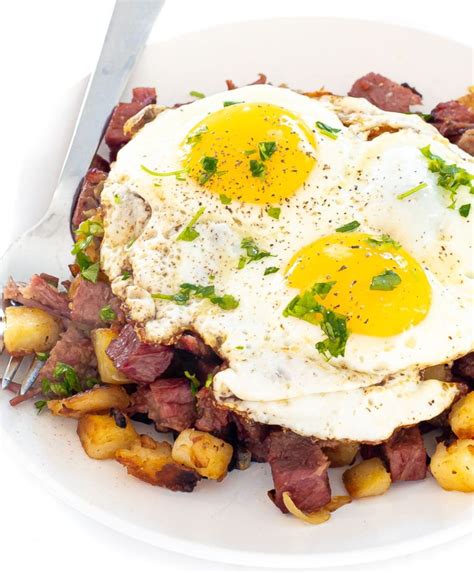 Corned Beef Hash (BEST Breakfast EVER!) - Chef Savvy