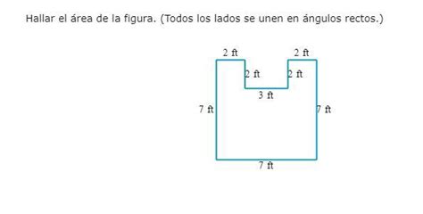 Hallar El Rea De La Figura Todos Los Lados Se Unen En Ngulos Rectos