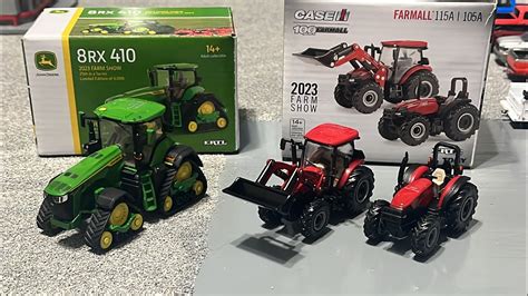 1 64 John Deere 8RX410 And Case IH Farmall 115A 105A 2023 Farm Show