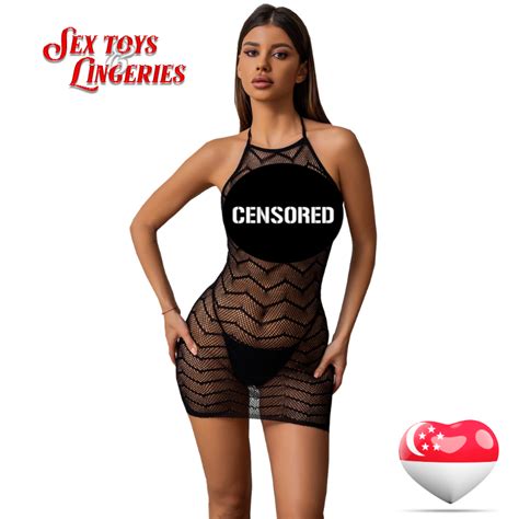 Bodystocking Pc Sexy Black Backless Fishnet Short Dress Lingerie Adult Female Sexy Lingerie