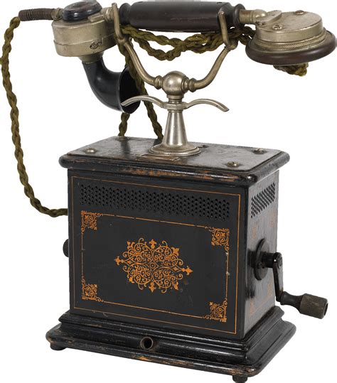 Vintage Telephone PNG Transparent OnlyGFX