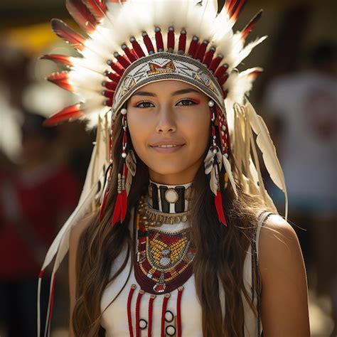 Premium AI Image | American Indian Heritage Day recognizes the native ...