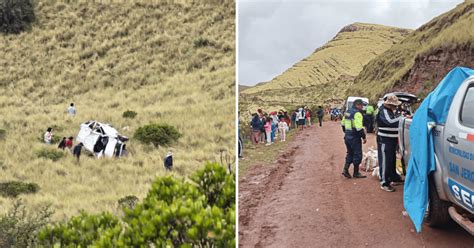 Cusco Trágico accidente en Cusco 5 muertos y varios heridos tras