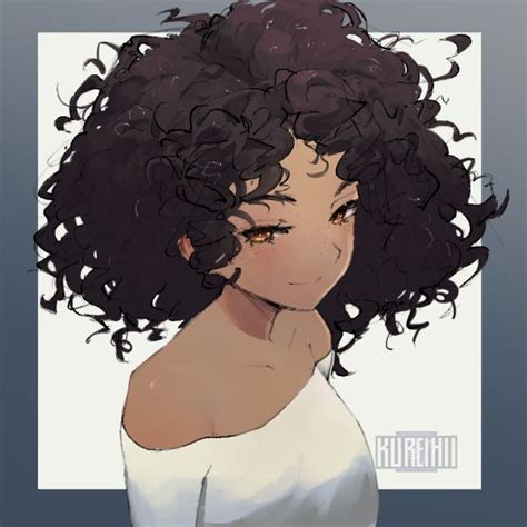 Anime Curly Hair