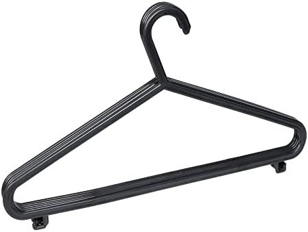 Invero Pack Of Clothes Coat Hangers Strong Plastic Wardrobe Hanger