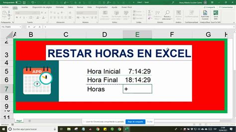 Como RESTAR HORAS en Excel FÁCIL Tutorial Excel en Español YouTube