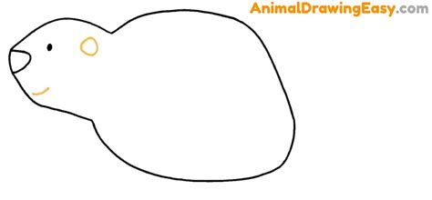 How to Draw a Beaver - Animaldrawingeasy.com