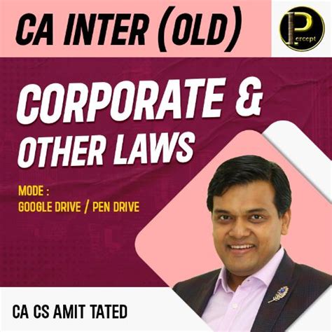 Corporate Other Laws By CA CS Amit Tated