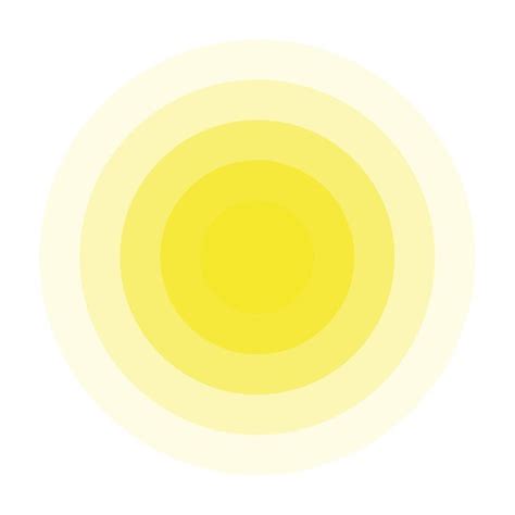 an image of a yellow and white circle on a white background with the ...