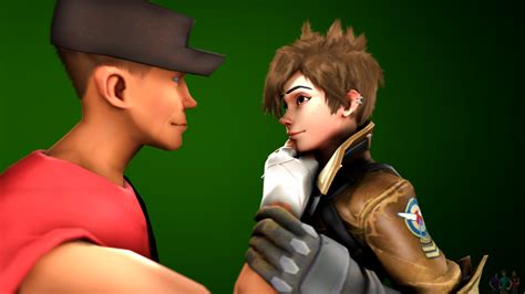 Sfm Scout And Tracer In Love By Thefemalescout On Deviantart