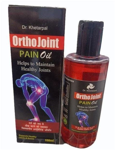 Ortho Joint Pain Relief Oil 100 Ml At Rs 190 Bottle In New Delhi ID