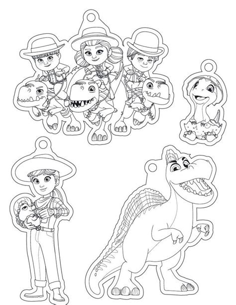 Disney Dino Ranch Coloring Pages