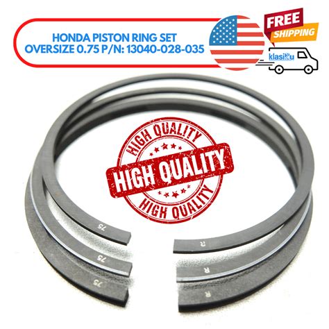 NOS Honda CS90 S90 SL90 ST90 CL90 CM91 CT90 CD90 C201 Piston Rings 0 75