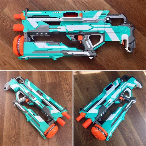 One year, and a more cohesive color scheme later: : r/Nerf