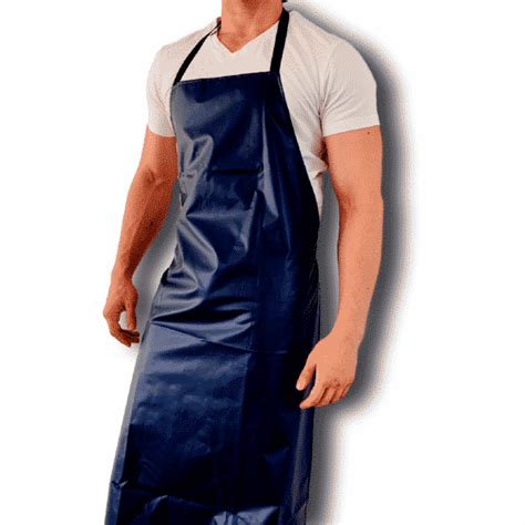 Apron PVC Heavy Duty Blue CQ Butchers Catering Supplies