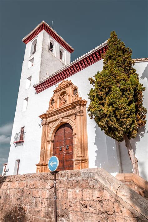 Church Of San Nicolas In Granada Spain Stock Image Image Of Granada