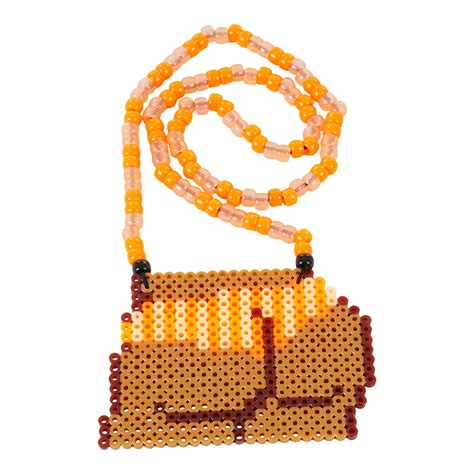 Rave Booty STRIPPED Bikini Custom Perler Necklace Etsy