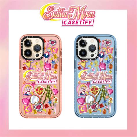 Casetify Sailor Moon Stickermania Heart Silicone Tpu Case Cover For