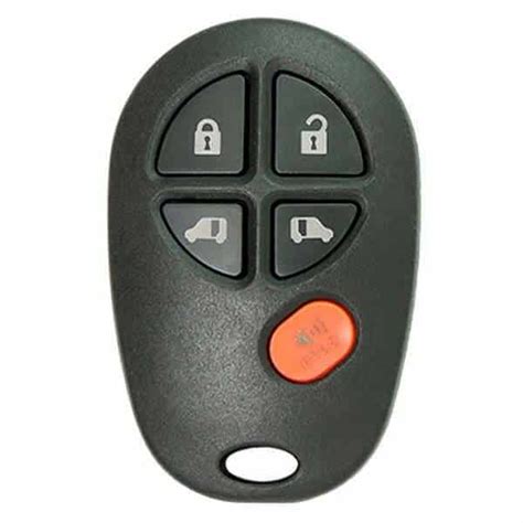 Toyota Sienna Button Keyless Entry Remote Pn