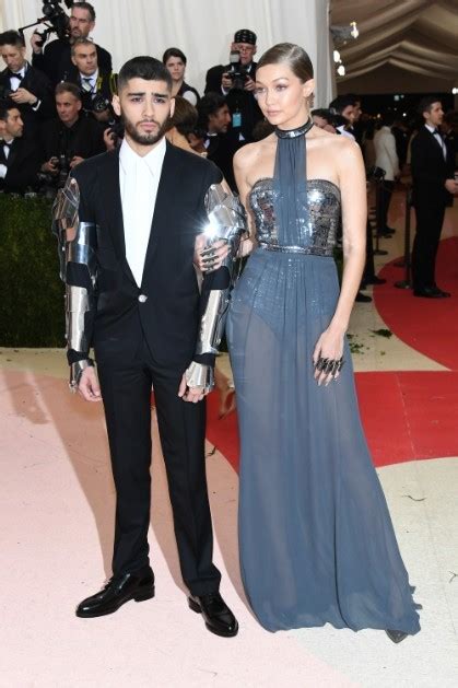 Gigi Hadid and Zayn Malik Debut At Met Gala in Robo-Wear - Go Fug ...