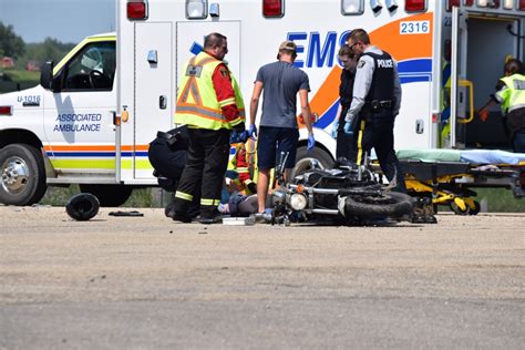 Two Vehicle Crash On Highway 33 Sends Motorcyclist To Hospital