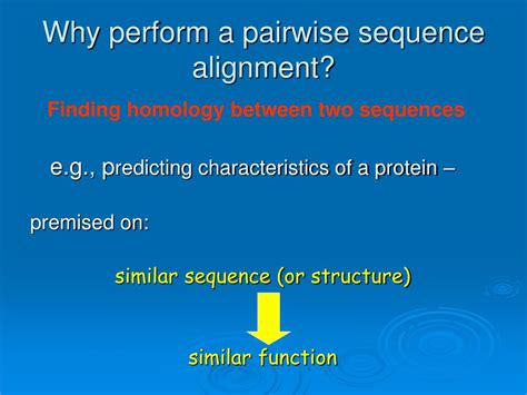 PPT Pairwise And Multiple Sequence Alignment Lesson 2 PowerPoint