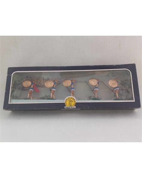 greek plastic toys athena aohna filolaou box marathon warriors